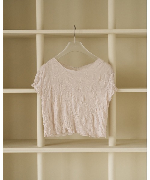 anuke(アンヌーク)の「Mellow Short Tops(Tシャツ/カットソー・レディース・ベビーピンク/ブラウン/ブルー系その他・FREE)」の14枚目の写真