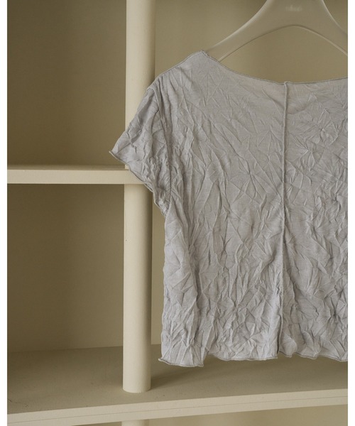 anuke(アンヌーク)の「Mellow Short Tops(Tシャツ/カットソー・レディース・ベビーピンク/ブラウン/ブルー系その他・FREE)」の11枚目の写真