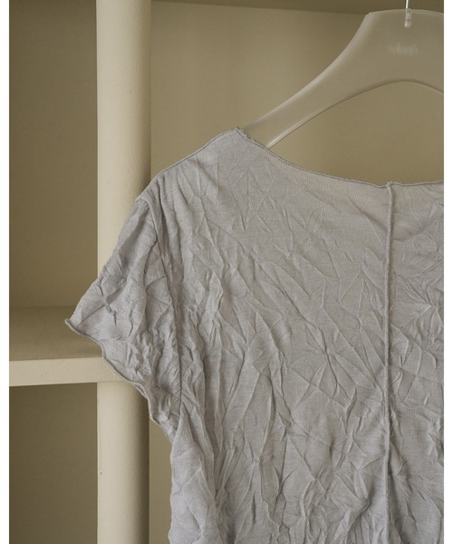 anuke(アンヌーク)の「Mellow Short Tops(Tシャツ/カットソー・レディース・ベビーピンク/ブラウン/ブルー系その他・FREE)」の10枚目の写真