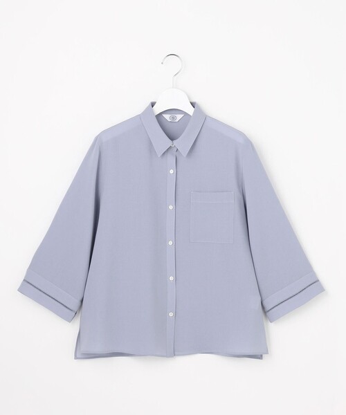 J.PRESS(ジェイプレス)の「トロピカルボイル シャツ ブラウス(シャツ/ブラウス・レディース・ベージュ系/スカイブルー系/グレー系・11/9)」の8枚目の写真