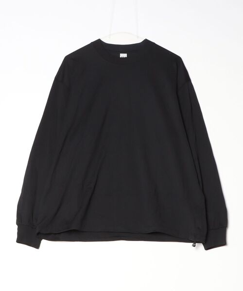 fridge（フリッジ）の「【ES.1】エスアイ 60/2 LS T-SHIRTS（Tシャツ/カットソー・メンズ・ブラック/ホワイト・MEDIUM）」の2枚目の写真