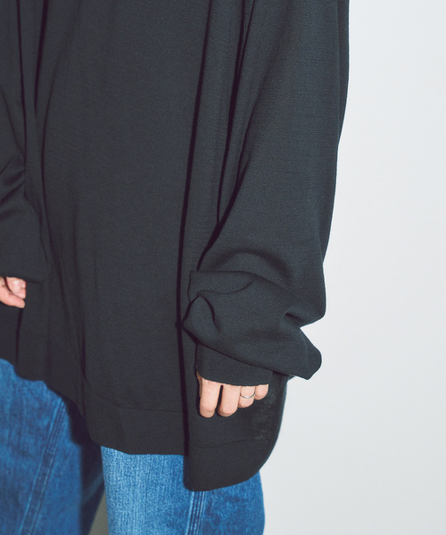 CITYSHOP（シティーショップ）の「ROUTINE COTTON TURTLE ニット（ニット/セーター・レディース・ブラック/グレー・FREE）」の10枚目の写真