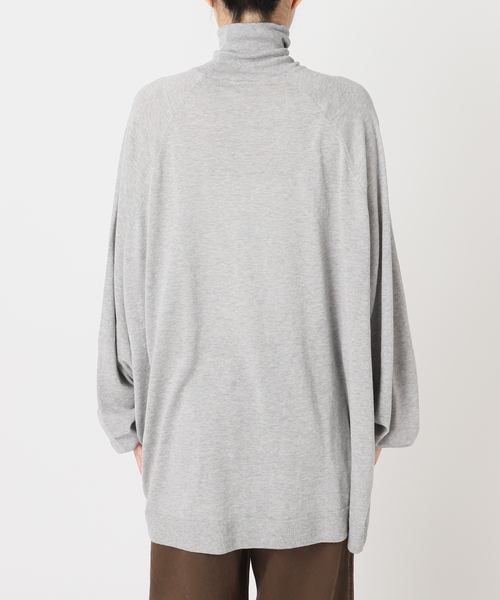 CITYSHOP（シティーショップ）の「ROUTINE COTTON TURTLE ニット（ニット/セーター・レディース・ブラック/グレー・FREE）」の21枚目の写真