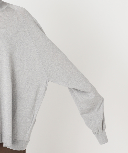 CITYSHOP（シティーショップ）の「ROUTINE COTTON TURTLE ニット（ニット/セーター・レディース・ブラック/グレー・FREE）」の4枚目の写真