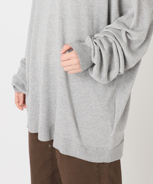 CITYSHOP（シティーショップ）の「ROUTINE COTTON TURTLE ニット（ニット/セーター・レディース・ブラック/グレー・FREE）」の5枚目の写真