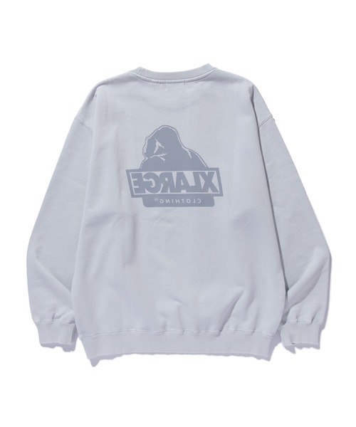 XLARGE（エクストララージ）の「WASHED BACKSIDE OG CREWNECK SWEATSHIRT（スウェット・メンズ・ブラック/ブルー/グレー/ブラウン・XL/L/M/S）」の9枚目の写真