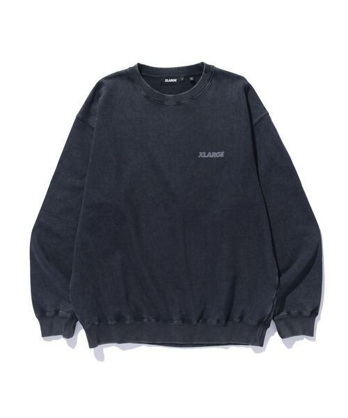 XLARGE（エクストララージ）の「WASHED BACKSIDE OG CREWNECK SWEATSHIRT（スウェット・メンズ・ブラック/ブルー/グレー/ブラウン・XL/L/M/S）」の20枚目の写真