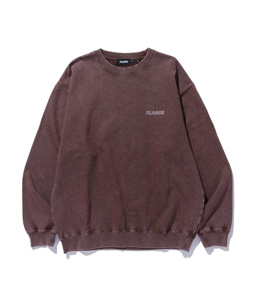 XLARGE（エクストララージ）の「WASHED BACKSIDE OG CREWNECK SWEATSHIRT（スウェット・メンズ・ブラック/ブルー/グレー/ブラウン・XL/L/M/S）」の10枚目の写真
