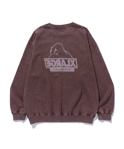 XLARGE（エクストララージ）の「WASHED BACKSIDE OG CREWNECK SWEATSHIRT（スウェット・メンズ・ブラック/ブルー/グレー/ブラウン・XL/L/M/S）」の11枚目の写真