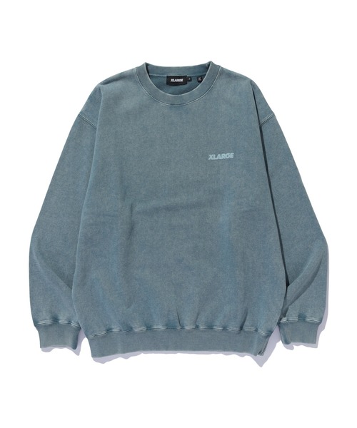 XLARGE（エクストララージ）の「WASHED BACKSIDE OG CREWNECK SWEATSHIRT（スウェット・メンズ・ブラック/ブルー/グレー/ブラウン・XL/L/M/S）」の12枚目の写真