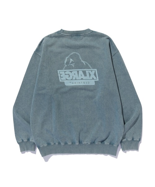 XLARGE（エクストララージ）の「WASHED BACKSIDE OG CREWNECK SWEATSHIRT（スウェット・メンズ・ブラック/ブルー/グレー/ブラウン・XL/L/M/S）」の13枚目の写真