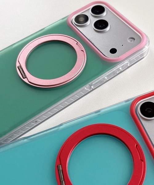 Fun & Daily(ファンアンドデイリー)の「Color Ring iPhone 16 17 Pro ProMax Case : アイフォンケース(スマホケース/カバー・レディース・ブルー系その他/ピンク/パープル/イエロー/ブルーグリーン/グリーン・iPhone 17 Pro Max/iPhone 17 Pro/iPhone 17/iPhone 16 Pro/iPhone 16/iPhone 16 Pro Max)」の9枚目の写真