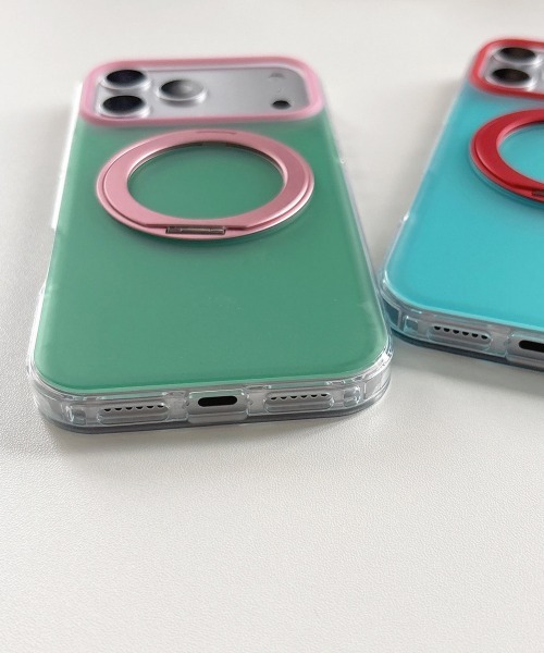 Fun & Daily(ファンアンドデイリー)の「Color Ring iPhone 16 17 Pro ProMax Case : アイフォンケース(スマホケース/カバー・レディース・ブルー系その他/ピンク/パープル/イエロー/ブルーグリーン/グリーン・iPhone 17 Pro Max/iPhone 17 Pro/iPhone 17/iPhone 16 Pro/iPhone 16/iPhone 16 Pro Max)」の10枚目の写真