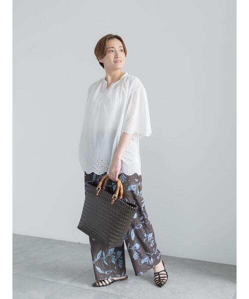 Te chichi(テチチ)の「コットンレースブラウス(シャツ/ブラウス・レディース・イエロー/オフホワイト/ブラック・F)」の22枚目の写真