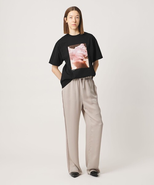 AEWEN MATOPH(イウエン マトフ)の「<Kei Sakakura for AEWEN MATOPH>フォトTシャツ Sweet pea vein(Tシャツ/カットソー・レディース・ホワイト/ブラック・FREE)」の4枚目の写真