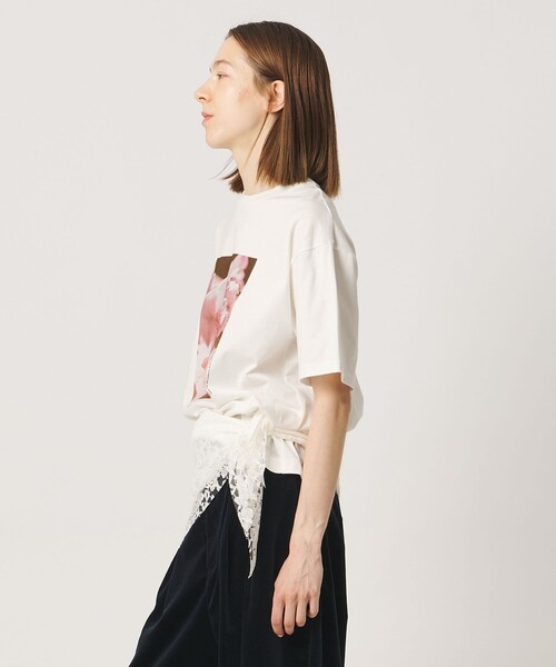 AEWEN MATOPH(イウエン マトフ)の「<Kei Sakakura for AEWEN MATOPH>フォトTシャツ Sweet pea vein(Tシャツ/カットソー・レディース・ホワイト/ブラック・FREE)」の13枚目の写真