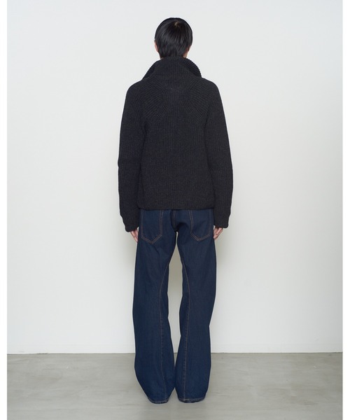 NVRFRGT(ネヴァーフォーゲット)の「STAND COLLAR BOMBER JACKET(ブルゾン・メンズ・ブラック/グレー・2/3)」の8枚目の写真