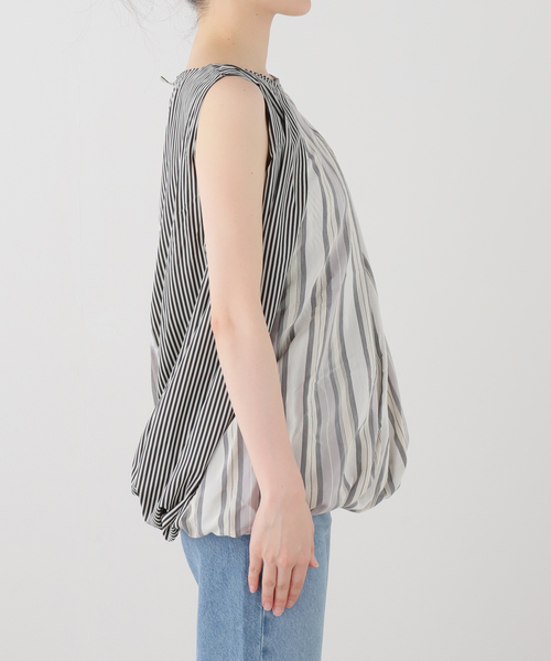 BASERANGE（ベースレンジ）の「【BASERANGE/ベースレンジ】BELLA TOP（シャツ/ブラウス・レディース・グレー・SMALL）」の12枚目の写真
