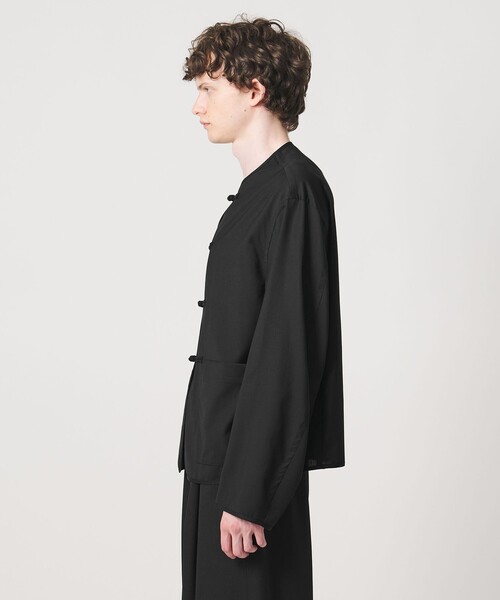 LOEFF(ロエフ)の「<LOEFF>トロピカルウール チャイナ ジャケット MENS(その他アウター・メンズ・ブラック・1/2)」の7枚目の写真