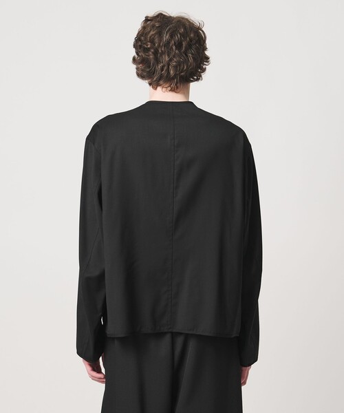 LOEFF(ロエフ)の「<LOEFF>トロピカルウール チャイナ ジャケット MENS(その他アウター・メンズ・ブラック・1/2)」の8枚目の写真