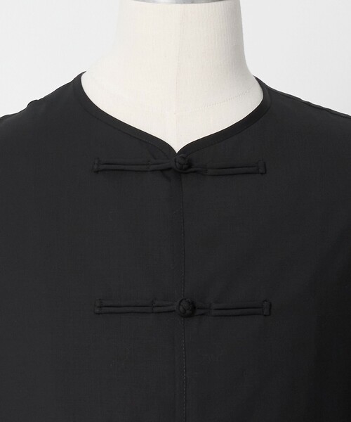 LOEFF(ロエフ)の「<LOEFF>トロピカルウール チャイナ ジャケット MENS(その他アウター・メンズ・ブラック・1/2)」の11枚目の写真