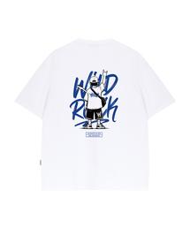ロックンロールキッド クールコットンオーバーフィット半袖Tシャツ