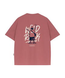 ロックンロールキッド クールコットンオーバーフィット半袖Tシャツ