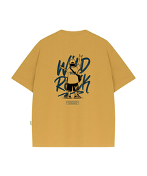 ロックンロールキッド クールコットンオーバーフィット半袖Tシャツ