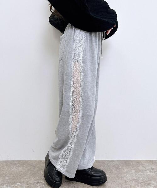 INGNI(イング)の「【WEB限定】サイドレースラメスウェットパンツ(その他パンツ・レディース・グレー/ブラック/ライトピンク・FREE)」の19枚目の写真
