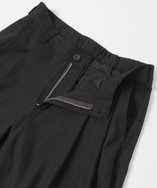 SENSE OF PLACE by URBAN RESEARCH(センスオブプレイスバイアーバンリサーチ)の「リネンブレンドワイドパンツ(その他パンツ・メンズ・ブラック/グレー/ライトベージュ・LARGE/MEDIUM)」の13枚目の写真