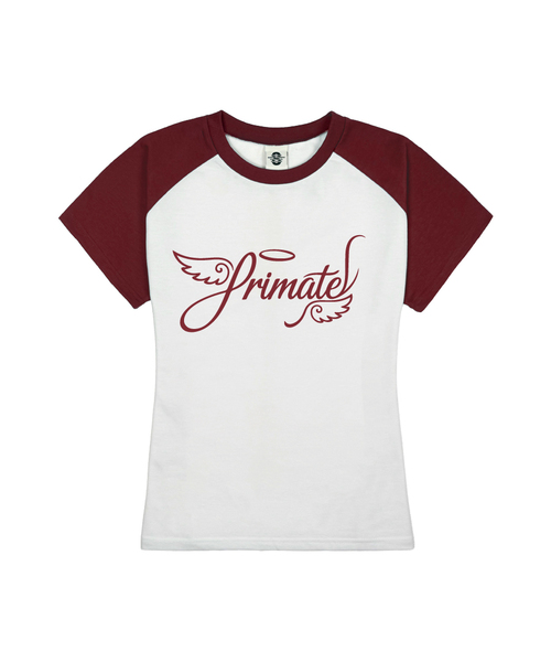 PRIMATE(プライメイト)の「BLISS レディース スリムフィット ラグラン 半袖Tシャツ 5 COLORS(Tシャツ/カットソー・レディース・ブラック/ワイン/ネイビー/グリーン/ミックスグレー・FREE)」の5枚目の写真