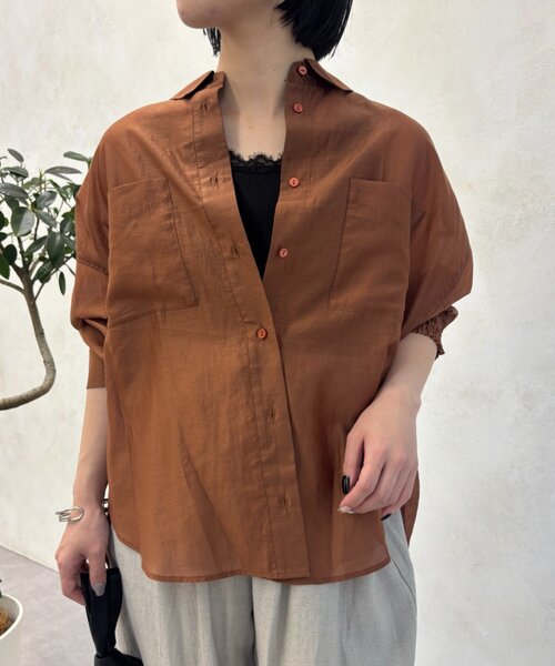 Jena espace merveilleux(ジェナ エスパスメルヴェイユ)の「レースキャミ(Tシャツ/カットソー・レディース・グレー/オフホワイト/ブラック・FREE)」の12枚目の写真