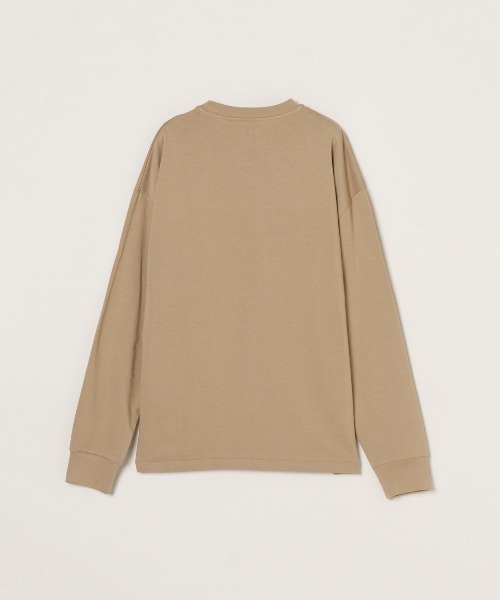 three dots(スリードッツ)の「ピマタイトゲージ ロングスリーブクルーネック(Tシャツ/カットソー・メンズ・ブラック/ホワイト系その他・SMALL/MEDIUM)」の3枚目の写真