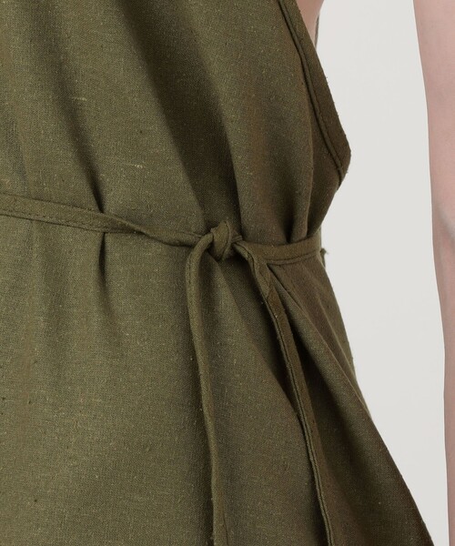 KIJIMA TAKAYUKI(キジマ タカユキ)の「BASERANGE APRON ワンピース(ワンピース・レディース・カーキ・S)」の5枚目の写真