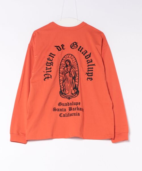 ムラサキスポーツ(ムラサキスポーツ)の「DEAR LAUREL/ディアローレル 長袖 Tシャツ ロンT バックプリント DL26F-2201(Tシャツ/カットソー・メンズ・オレンジ/ブラック/ホワイト・L/M/XL)」の3枚目の写真