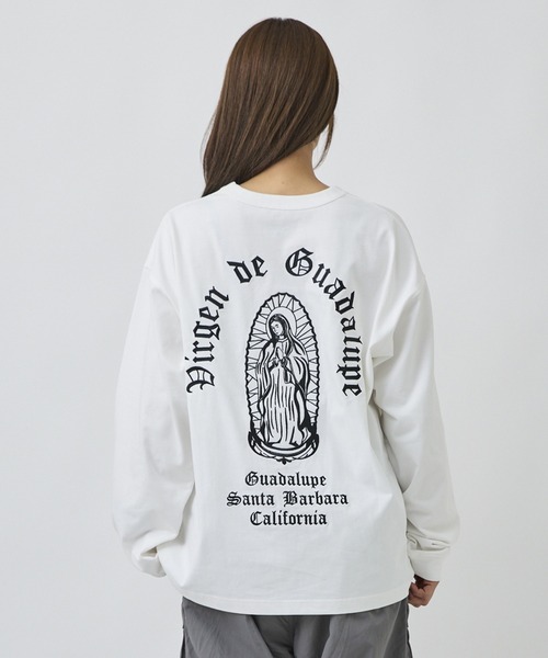 ムラサキスポーツ(ムラサキスポーツ)の「DEAR LAUREL/ディアローレル 長袖 Tシャツ ロンT バックプリント DL26F-2201(Tシャツ/カットソー・メンズ・オレンジ/ブラック/ホワイト・L/M/XL)」の9枚目の写真