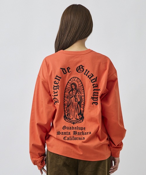 ムラサキスポーツ(ムラサキスポーツ)の「DEAR LAUREL/ディアローレル 長袖 Tシャツ ロンT バックプリント DL26F-2201(Tシャツ/カットソー・メンズ・オレンジ/ブラック/ホワイト・L/M/XL)」の21枚目の写真