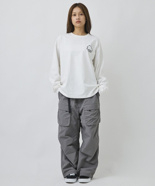 ムラサキスポーツ(ムラサキスポーツ)の「DEAR LAUREL/ディアローレル 長袖 Tシャツ ロンT バックプリント DL26F-2201(Tシャツ/カットソー・メンズ・オレンジ/ブラック/ホワイト・L/M/XL)」の10枚目の写真
