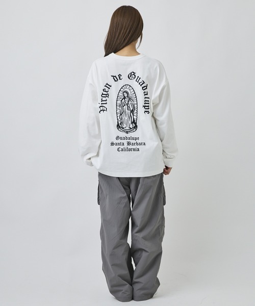 ムラサキスポーツ(ムラサキスポーツ)の「DEAR LAUREL/ディアローレル 長袖 Tシャツ ロンT バックプリント DL26F-2201(Tシャツ/カットソー・メンズ・オレンジ/ブラック/ホワイト・L/M/XL)」の18枚目の写真