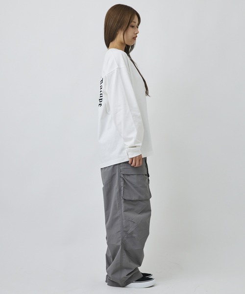 ムラサキスポーツ(ムラサキスポーツ)の「DEAR LAUREL/ディアローレル 長袖 Tシャツ ロンT バックプリント DL26F-2201(Tシャツ/カットソー・メンズ・オレンジ/ブラック/ホワイト・L/M/XL)」の19枚目の写真