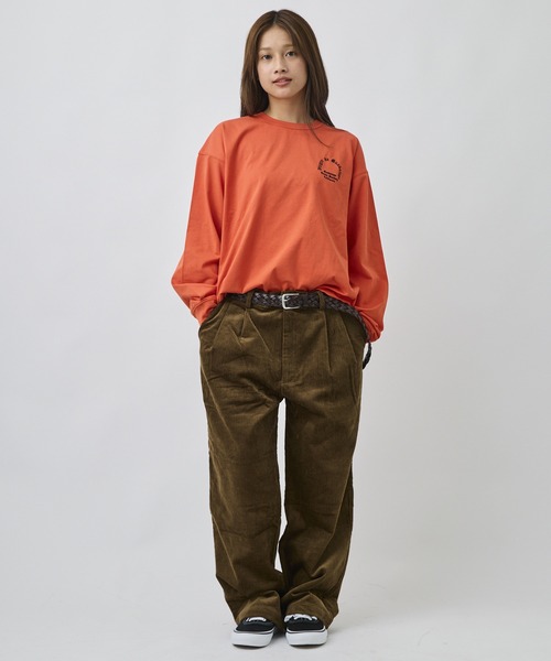 ムラサキスポーツ(ムラサキスポーツ)の「DEAR LAUREL/ディアローレル 長袖 Tシャツ ロンT バックプリント DL26F-2201(Tシャツ/カットソー・メンズ・オレンジ/ブラック/ホワイト・L/M/XL)」の22枚目の写真