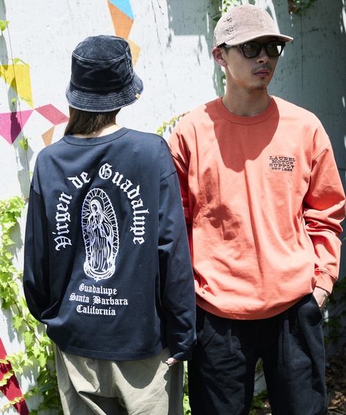 ムラサキスポーツ(ムラサキスポーツ)の「DEAR LAUREL/ディアローレル 長袖 Tシャツ ロンT バックプリント DL26F-2201(Tシャツ/カットソー・メンズ・オレンジ/ブラック/ホワイト・L/M/XL)」の16枚目の写真