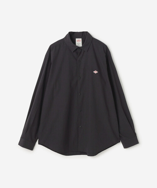 DANTON(ダントン)の「DANTON | タイプライター レギュラーカラー長袖シャツ MEN(シャツ/ブラウス・メンズ・ネイビー/グレイッシュベージュ・42/40/38)」の3枚目の写真