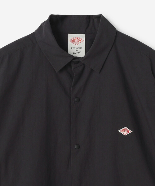 DANTON(ダントン)の「DANTON | タイプライター レギュラーカラー長袖シャツ MEN(シャツ/ブラウス・メンズ・ネイビー/グレイッシュベージュ・42/40/38)」の5枚目の写真
