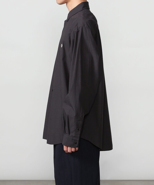 DANTON(ダントン)の「DANTON | タイプライター レギュラーカラー長袖シャツ MEN(シャツ/ブラウス・メンズ・ネイビー/グレイッシュベージュ・42/40/38)」の11枚目の写真