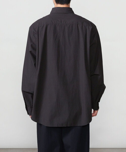 DANTON(ダントン)の「DANTON | タイプライター レギュラーカラー長袖シャツ MEN(シャツ/ブラウス・メンズ・ネイビー/グレイッシュベージュ・42/40/38)」の12枚目の写真