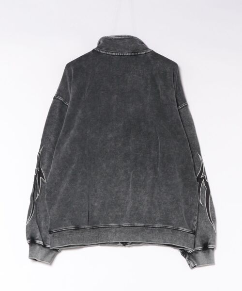 lost（ロスト）の「lost/ロスト ジップアップ スウェット LM6F-1104（スウェット・メンズ・ブラック/アッシュグレー・M/L/XL）」の3枚目の写真