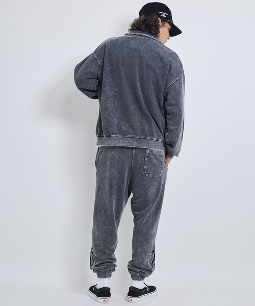 lost（ロスト）の「lost/ロスト ジップアップ スウェット LM6F-1104（スウェット・メンズ・ブラック/アッシュグレー・M/L/XL）」の9枚目の写真