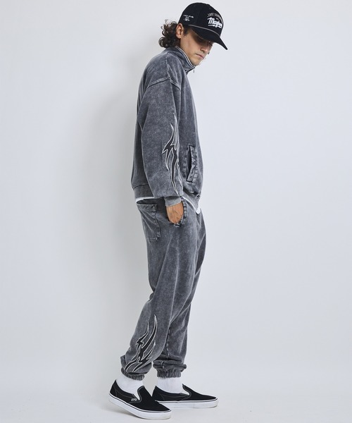 lost（ロスト）の「lost/ロスト ジップアップ スウェット LM6F-1104（スウェット・メンズ・ブラック/アッシュグレー・M/L/XL）」の10枚目の写真