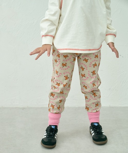 pairmanon(ペアマノン)の「【80-130cm】ストレッチ アソートレギンスパンツ(レギンス/スパッツ・キッズ・ブラウン/ホワイト系その他2/ベージュ/ホワイト系その他3/ホワイト系その他4/ライトパープル/ライトブルー/ベージュ系その他/ホワイト系その他/ブルー系その他/ブラウン系その他/ブラック系その他/ピンク・120/110/80/100/130/90)」の16枚目の写真